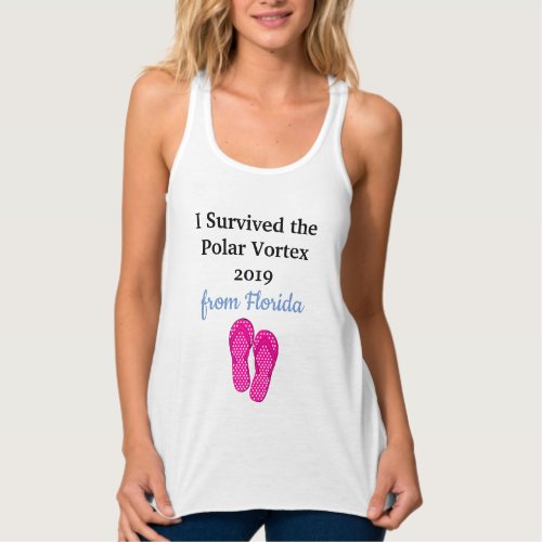 I Survived the Polar Vortex from Florida Humor Tank Top