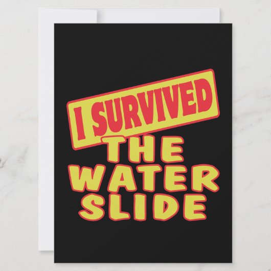 I SURVIVED THE WATER SLIDE (Front)