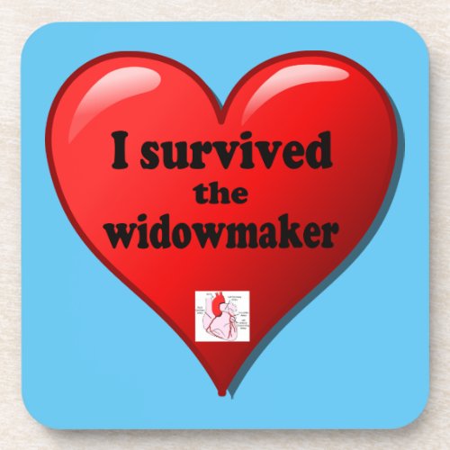 I Survived the Widowmaker Beverage Coaster