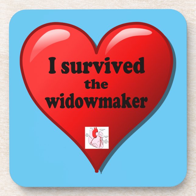I Survived the Widowmaker Beverage Coaster (Front)