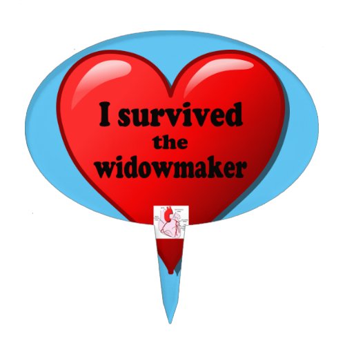 I Survived the Widowmaker Cake Topper