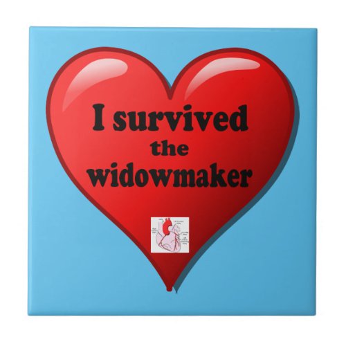 I Survived the Widowmaker Ceramic Tile