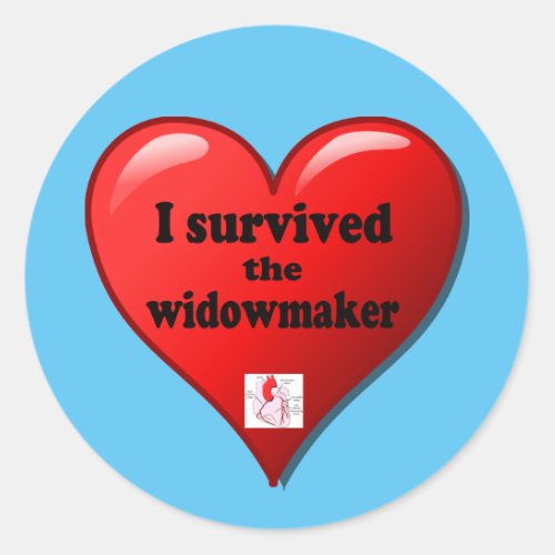 I Survived the Widowmaker Classic Round Sticker
