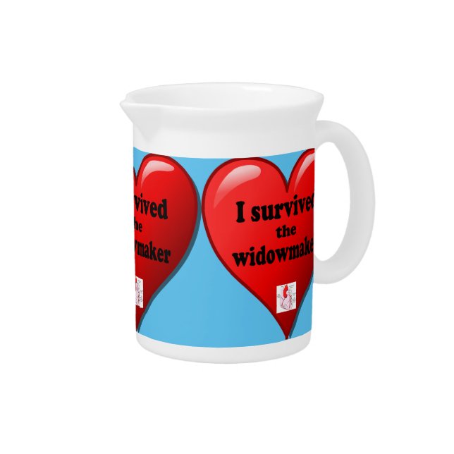 I Survived the Widowmaker Drink Pitcher (Right)