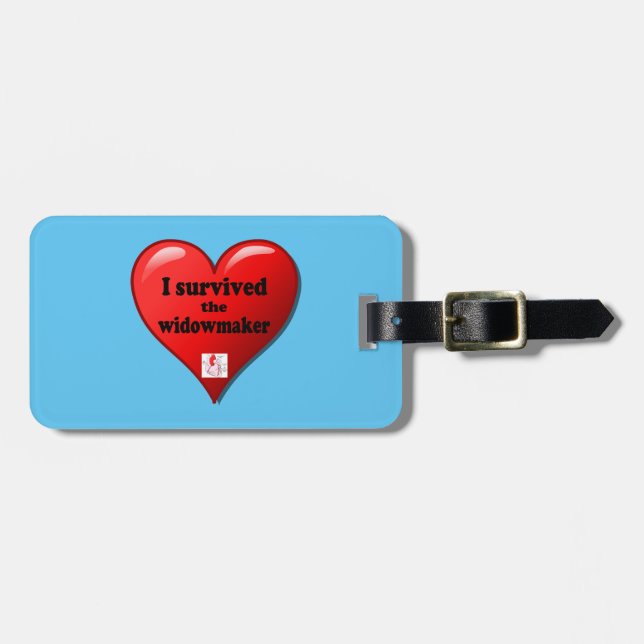 I Survived the Widowmaker Luggage Tag (Front Horizontal)