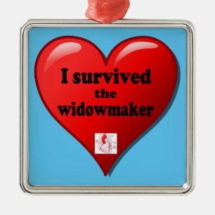 I Survived the Widowmaker Metal Ornament