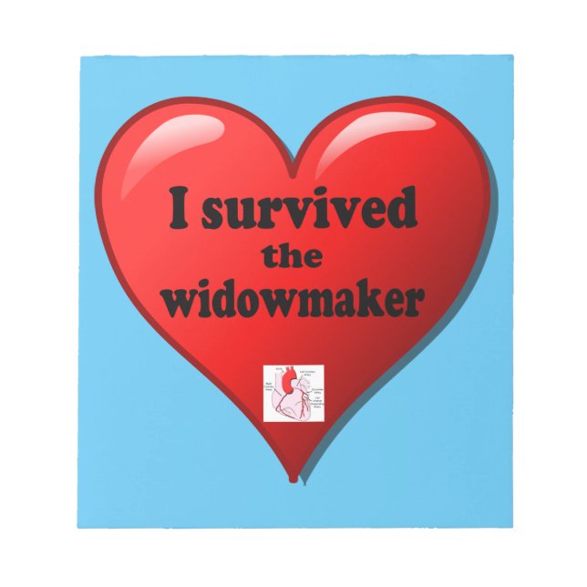 I Survived the Widowmaker Notepad (Front)