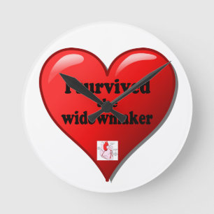 I Survived the Widowmaker Round Clock