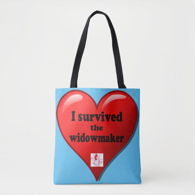 I Survived the Widowmaker Tote Bag (Front)