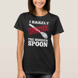 I Survived The Wooden Spoon Funny Adult Humor Mens T-Shirt