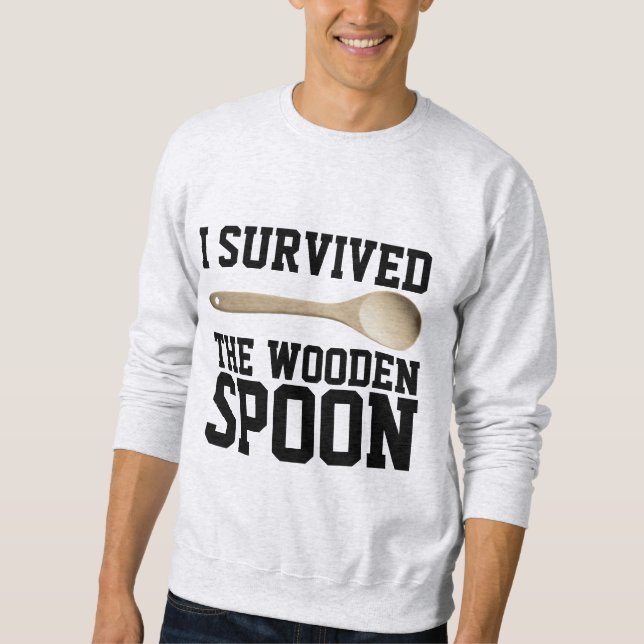 I SURVIVED THE WOODEN SPOON, Funny T-shirts (Front)