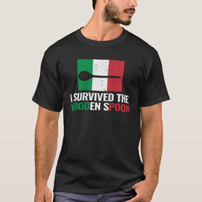 I Survived The Wooden Spoon T-Shirt (Front)