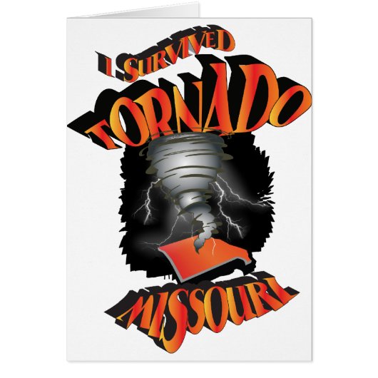 I Survived Tornado Missouri Cards (Front)