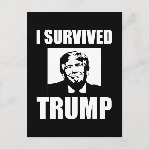 I Survived Trump 2020 Election Anti_Trump Postcard