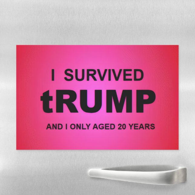 I Survived tRUMP Magnetic Dry Erase Sheet (In Situ)