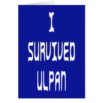 I Survived Ulpan by emunahdesigns at Zazzle