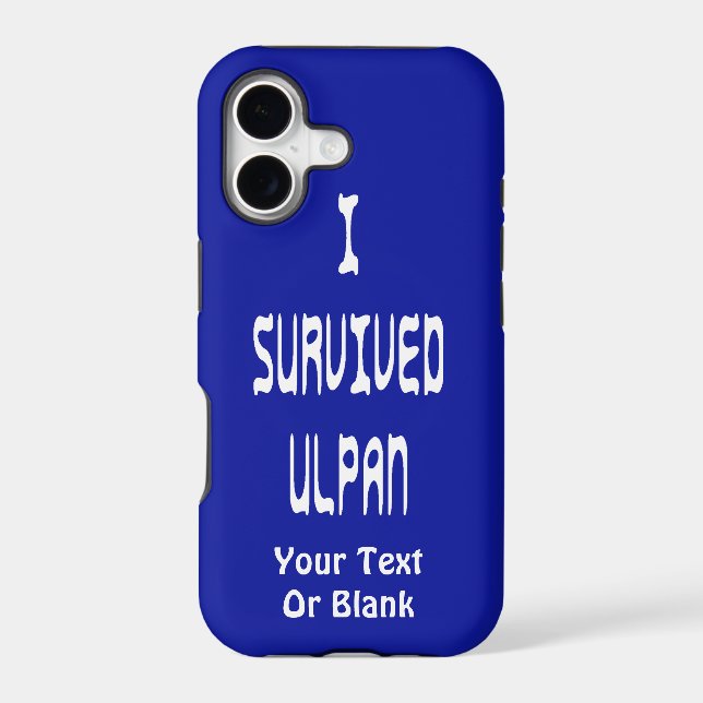 I Survived Ulpan Iphone Case (Back)