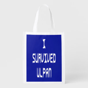I Survived Ulpan Reusable Grocery Bag