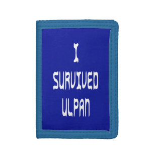 I Survived Ulpan Trifold Wallet