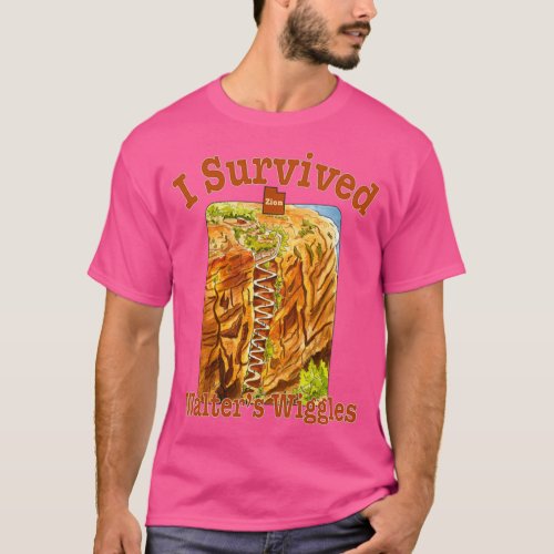 I Survived Walters Wiggles Zion National Park T_Shirt