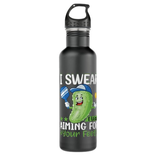 i sweari was aiming for ypur feet stainless steel water bottle