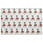 I Swear, the Cat Did It Boston Terrier (black) Fabric
