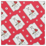 I Swear the Cat Did It Pit Bull (lt brindle/wh3) Fabric