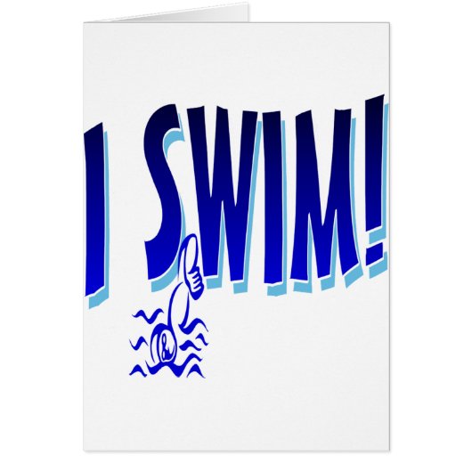 I Swim Cards (Front)