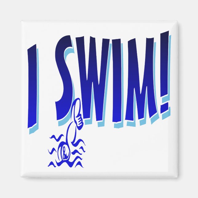 I Swim Magnet (Front)