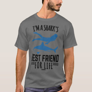 I swim with sharks in the sea  T-Shirt