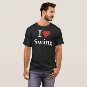 I ❤️ Swing CUSTOM Men's T-Shirt
