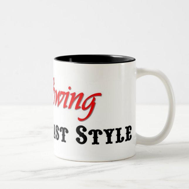 "I Swing West Coast Style" mug (Right)