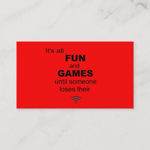 IT Business Card _ Red