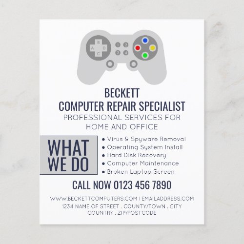 ITComputers Computer Repair Specialist Advert Flyer