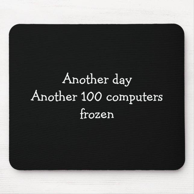 I.T. Department Mousepad (Front)