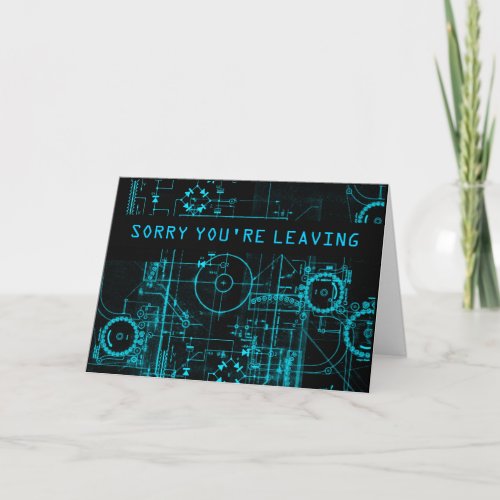 IT Support leaving card