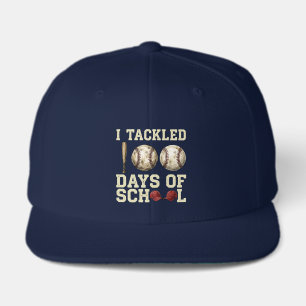 I Tackled 100 Days of School, Baseball Design Visor