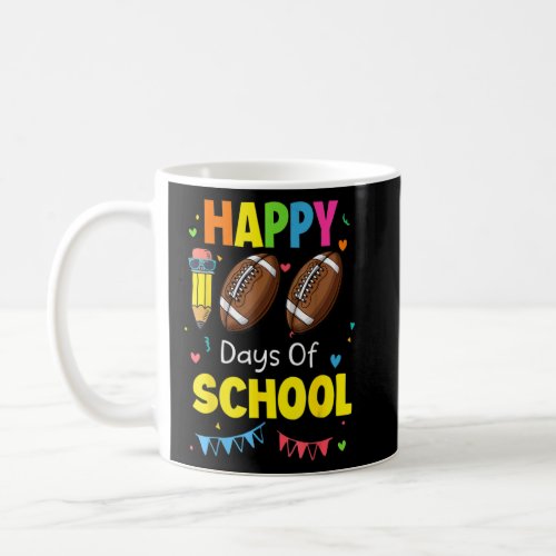 I Tackled 100 Days Of School Football Smarter Teac Coffee Mug