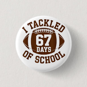 I Tackled 67 Days of School Football Fantasy 100th Button
