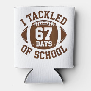 I Tackled 67 Days of School Football Fantasy 100th Can Cooler