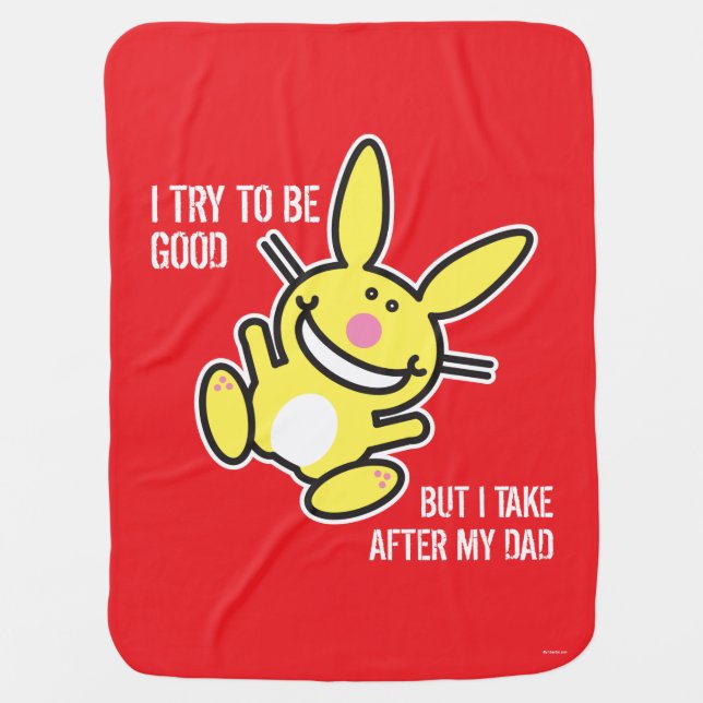 I Take After My Dad Baby Blanket (Front)