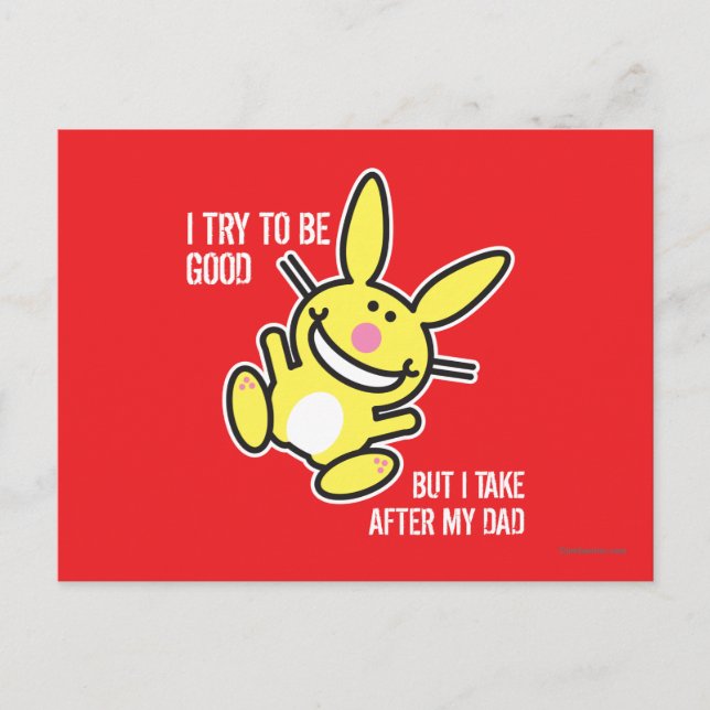 I Take After My Dad Postcard (Front)