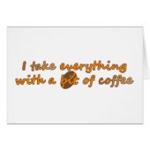 I take everything with a bit of coffee (© Mira) (Front Horizontal)