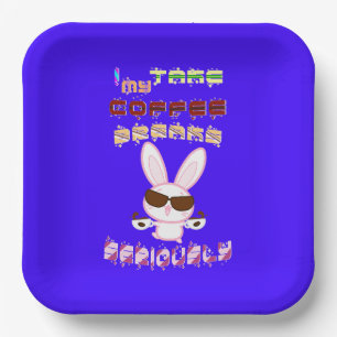 I Take My Coffee Breaks Seriously Paper Plates