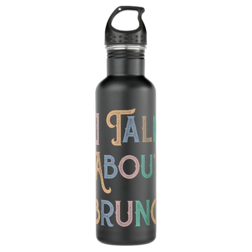 I talk about BRUNO funny kids music  Stainless Steel Water Bottle