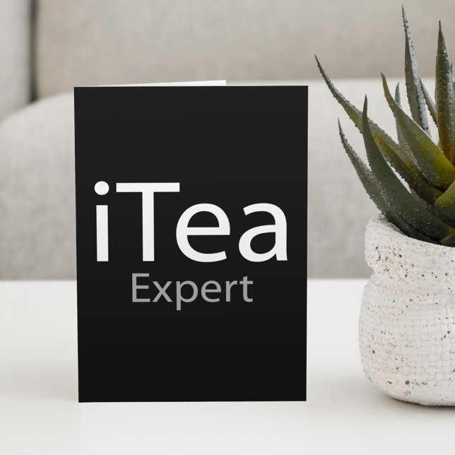 i Tea Expert (IT Expert) Holiday Card (Creator Uploaded)