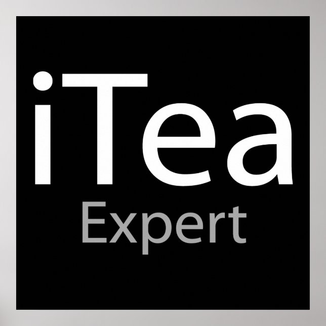 i Tea Expert (IT Expert) Poster (Front)