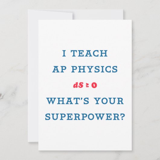 I Teach AP Physics What's Your Superpower (Front)