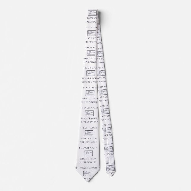 I Teach APUSH (Join or Die) Tie (Front)