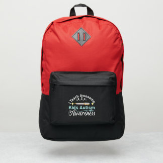 I Teach Awesome Kids Autism Awareness. Port Authority® Backpack